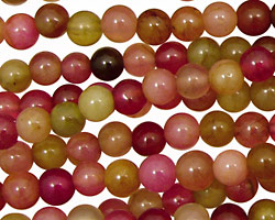 Rainbow Soocho Jade Round 6mm