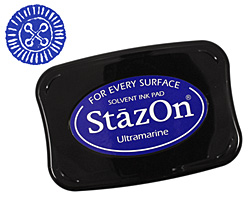 StazOn Ultramarine Solvent Ink Pad