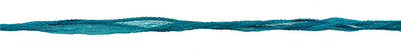 Teal Fairy Silk Ribbon 1/2"