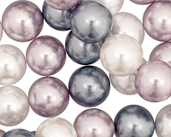 Winter Shell Pearl Mix Round 12mm