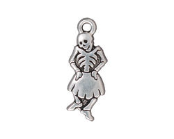 TierraCast Antique Silver (plated) Dancing Señorita 11x28mm
