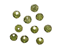 Fern Faceted Round 4mm