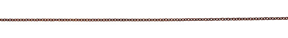 Vintaj Natural Brass Delicate Flat Oval Chain