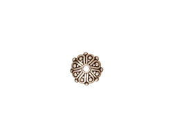 TierraCast Antique Silver (plated) Oasis Rondelle 3x8mm