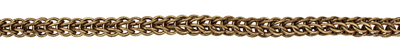 Antique Brass (plated) Interlocking Ring Chain