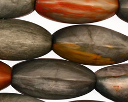 Eagle Eye Jasper 3-Sided Rice 30x15mm