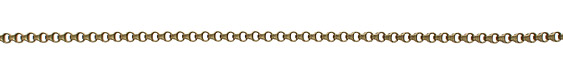 Antique Brass (plated) Figure 8 Box Chain