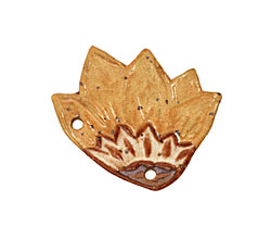 Kylie Parry Ceramic Sunflower Pendant 37x34mm
