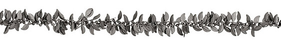 Gunmetal Falling Leaves Chain
