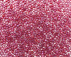TOHO Gold Lustered Raspberry Treasure #1 Seed Bead