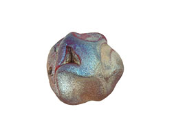 XAZ Raku Rust Blue Nugget 19-21mm