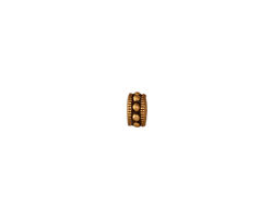 TierraCast Antique Gold (plated) Rococo Round Heishi 6mm