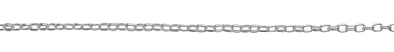 Silver (plated) Double Oval Cable Chain