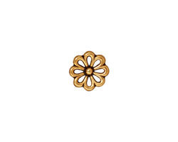 TierraCast Antique Gold (plated) Open Daisy Link 10mm