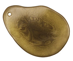 Tagua Nut Olive Potato Chip 30-37x37-47mm