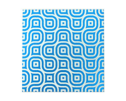 Lillypilly Turquoise Maze Anodized Aluminum Sheet 3"x3", 24 gauge