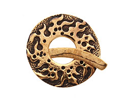 Saki Bronze Fireburst Toggle Clasp 35mm, 36mm bar