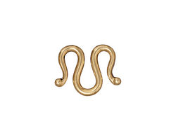 TierraCast Gold (plated) Classic M-Hook 19x13mm