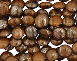 Tiger Iron Puff Coin 8mm