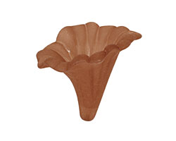 Lucite Malt Trumpet Flower 35x28mm