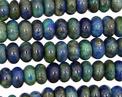 China Chrysocolla (A) Rondelle 8mm