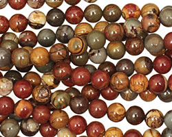 Red Creek Jasper Round 6mm