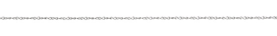 Antique Silver (plated) Figure 8 Chain