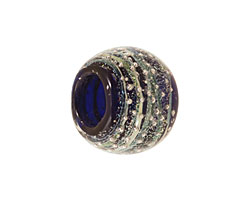 Unicorne Beads Orion w/ Silver Large Rondelle 20x27mm