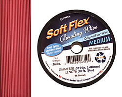 Soft Flex Spinel .019" (Medium) 49 Strand Wire 30ft.