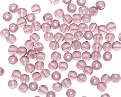 Czech Glass Mid. Amethyst Round 4mm