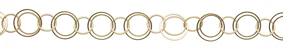 Satin Hamilton Gold (plated) Multiring Chain