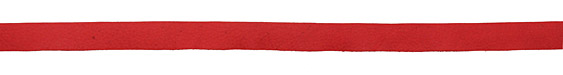 Red Deertan Leather Lace 10mm