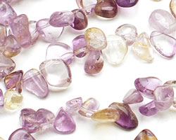 Ametrine Tumbled Nugget Drop 9-14x10-15mm