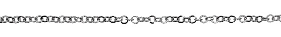 Silver (plated) Flat Ring Cable Chain