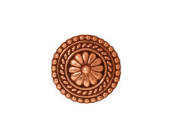 TierraCast Antique Copper (plated) Bali Button 18mm