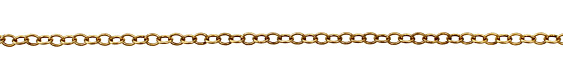 Antique Gold (plated) Oval Cable Chain