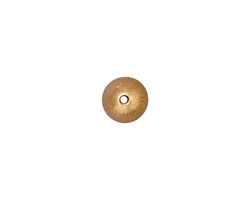 TierraCast Gold (plated) Radiant Dome Bead Cap 6x9mm