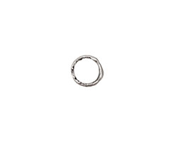 Rustic Charms Sterling Silver Round Flat O Ring 8mm