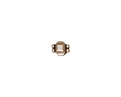 TierraCast Antique Silver (plated) Deco Cube Spacer 7x5mm