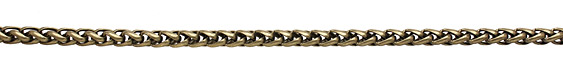 Antique Brass (plated) Wheat Chain