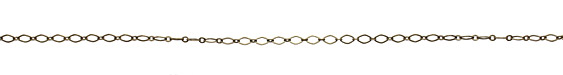 Antique Brass (plated) Flat Diamond Chain