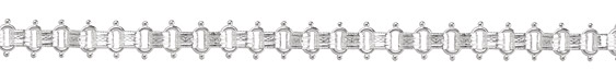 Silver (plated) Vintage Cuff & Beaded Oval Chain