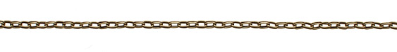 Antique Brass (plated) Double Oval Cable Chain