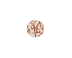 Lillypilly Bronze Cherry Blossom Anodized Aluminum Disc 11mm, 24 gauge