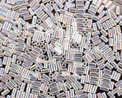 TOHO Transparent Rainbow Crystal Bugle #1 Seed Bead