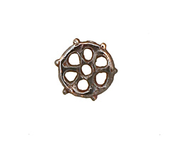 Green Girl Shibuichi Wagon Wheel Link 16mm
