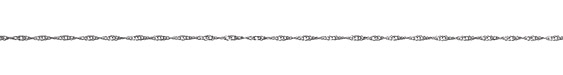 Antique Silver (plated) Spiral Chain