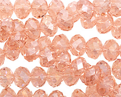 Rosaline AB Crystal Faceted Rondelle 8mm