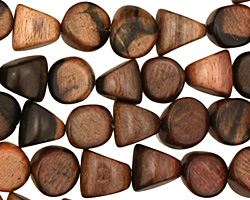 Ebony Wood Triangle 10mm