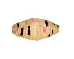 African Paper (beige, black, hot pink) Rice 29-30x14-15mm